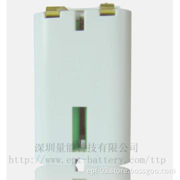2AA1000mah rechargeable Ni-MH battery white shell
